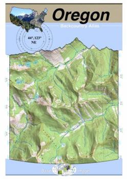 Paperback 44°123° NE - Corvallis, Oregon Backcountry Atlas (Topo) Book
