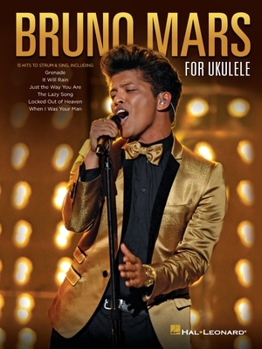Paperback Bruno Mars for Ukulele Book