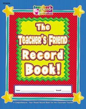 Hardcover Teacher's Friend Record Book