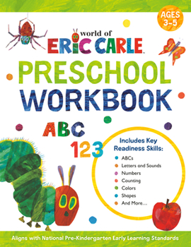 Paperback World of Eric Carle Preschool Workbook Book