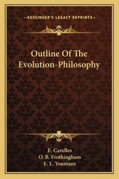 Paperback Outline Of The Evolution-Philosophy Book