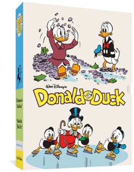 Hardcover Walt Disney's Donald Duck Gift Box Set Christmas in Duckburg & Under the Polar Ice: Vols. 21 & 23 Book
