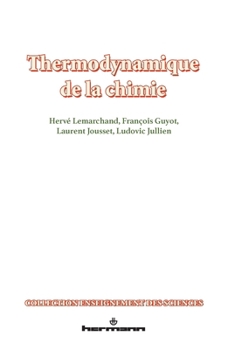 Paperback Thermodynamique de la chimie [French] Book