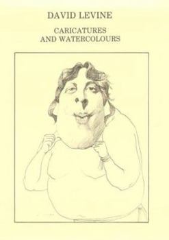 Paperback David Levine: Caricatures and Watercolours Book