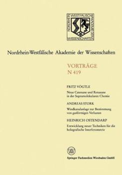 Paperback Neue Catenane Und Rotaxane in Der Supramolekularen Chemie. Windkanalanlage Zur Bestimmung Der Gasförmigen Verluste Von Umweltchemikalien Aus Dem Syste [German] Book