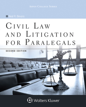 Paperback Civil Law and Litigation for Paralegals Book