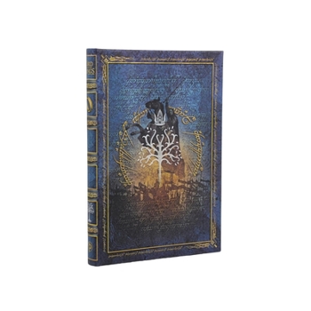 The Crown Reclaimed Journal MIDI Custom Unlined Hardcover, 144pg, 120gsm by Paperblanks (the Lord of the Rings Collection)