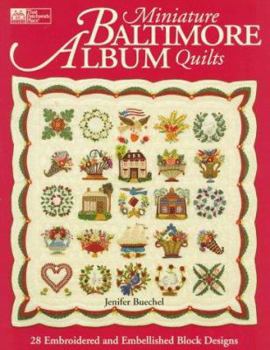 Paperback Miniature Baltimore Album Quilts Book