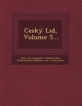 Paperback Cesky Lid, Volume 5... [Czech] Book