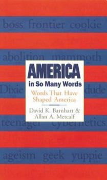 Paperback America in So Many Words: Words That Have Shaped America Book