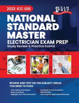 Paperback 2023 ICC G16 National Standard Master Electrician Prep: 2023 Study Review & Practice Exams Book