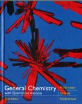 Hardcover General Chemistry with Qualitative Analysis Book