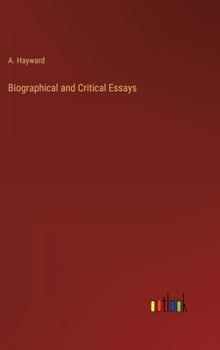 Hardcover Biographical and Critical Essays Book