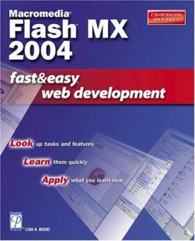 Paperback Macromedia Flash MX 2004 Fast & Easy Web Development Book