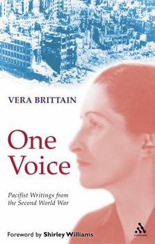 Paperback One Voice: Pacifist Writings from the Second World War Book