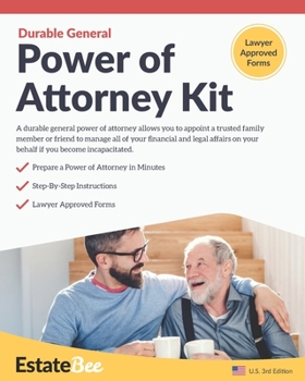 Paperback Durable General Power of Attorney Kit: Make Your Own Power of Attorney in Minutes Book