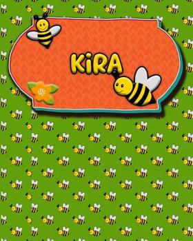 Paperback Handwriting Practice 120 Page Honey Bee Book Kira: Primary Grades Handwriting Book K-2 Book