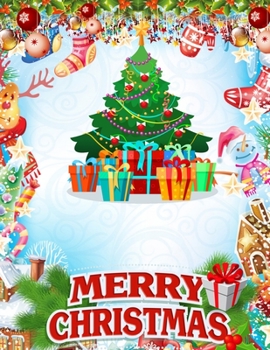 Merry Christmas: An Adult Coloring Book with Fun, Easy, and Relaxing Designs