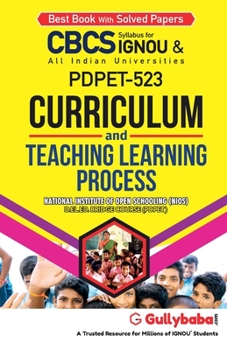 Paperback PDPET-523 Curriculum and Teaching Learning Process Book