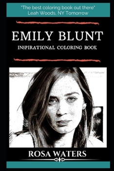 Paperback Emily Blunt Inspirational Coloring Book