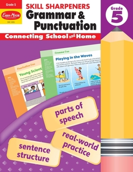 Paperback Skill Sharpeners: Grammar & Punctuation, Grade 5 Workbook Book