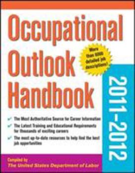 Paperback Occupational Outlook Handbook 2011-2012 Book