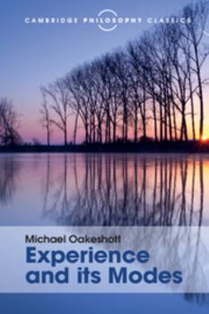 Experience and Its Modes (Cambridge Paperback Library) - Book  of the Cambridge Philosophy Classics
