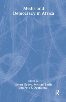 Hardcover Media and Democracy in Africa Book