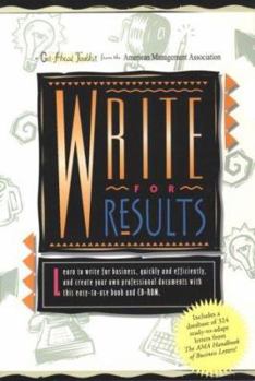 Paperback Write for Results [With CDROM for Windows and Macintosh] Book