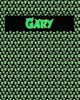 Paperback 120 Page Handwriting Practice Book with Green Alien Cover Gary: Primary Grades Handwriting Book