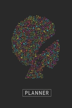 Planner: Black Afro Woman 1 Year Daily Planner (12 Months) | 2020 - 2021 | 365 Pages for Planning | January 20 - December 20 | Appointment Calendar Schedule | Plan Each Day Set Goals & Get Stuff Done