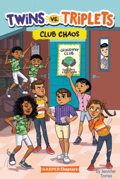 Paperback Twins vs. Triplets #4: Club Chaos Book