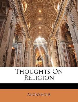 Paperback Thoughts on Religion Book