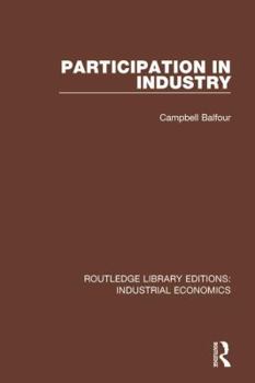 Hardcover Participation in Industry Book