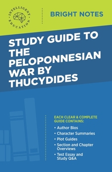 Paperback Study Guide to The Peloponnesian War by Thucydides Book