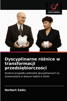 Paperback Dyscyplinarne różnice w transformacji przedsiębiorczości [Polish] Book