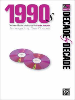 Paperback Decade by Decade 1990s: Ten Years of Popular Hits Arranged for Easy Piano Book