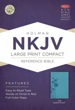 Imitation Leather Large Print Compact Reference Bible-NKJV [Large Print] Book