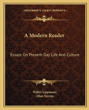 Paperback A Modern Reader: Essays On Present-Day Life And Culture Book