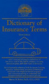 Paperback Dictionary of Insurance Terms Book