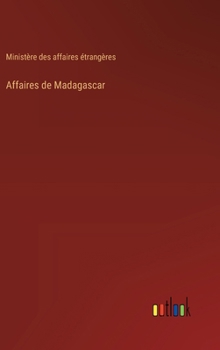 Hardcover Affaires de Madagascar [French] Book
