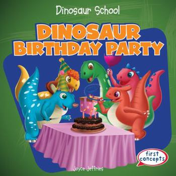 Library Binding Dinosaur Birthday Party Book