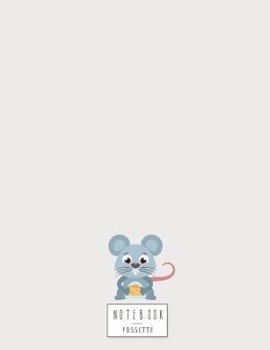 Paperback Notebook: Rat on grey cover and Dot Graph Line Sketch pages, Extra large (8.5 x 11) inches, 110 pages, White paper, Sketch, Draw Book