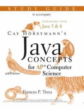 Paperback Java Concepts: Advanced Placement Computer Science Study Guide Book