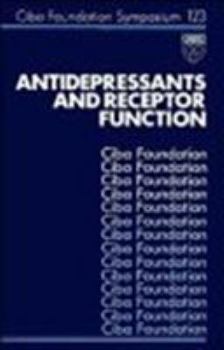 Hardcover Antidepressants and Receptor Function - No. 123 Book