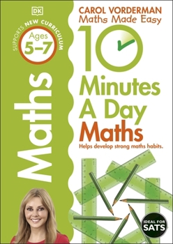 Paperback 10 Mins Day First Maths Skills Ages 5-7 Book
