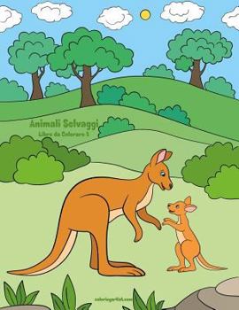 Paperback Animali Selvaggi Libro da Colorare 5 [Italian] Book