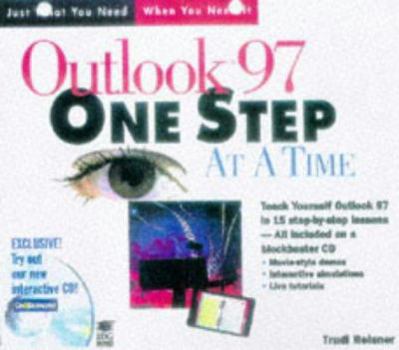 Paperback Outlook, '97 One Step at a Time: [With Real Examples & Interactive Software...] Book