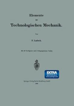 Paperback Elemente Der Technologischen Mechanik [German] Book