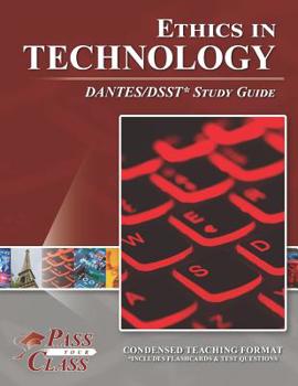 Paperback Ethics in Technology DANTES / DSST Study Guide Book